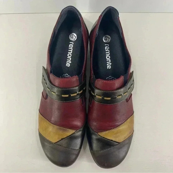 Remonte Patchwork Leather Slip On Shoe Women’s Size 41 or US 10 - Picture 13 of 14